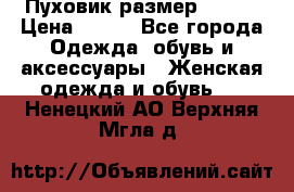 Пуховик размер 42-44 › Цена ­ 750 - Все города Одежда, обувь и аксессуары » Женская одежда и обувь   . Ненецкий АО,Верхняя Мгла д.